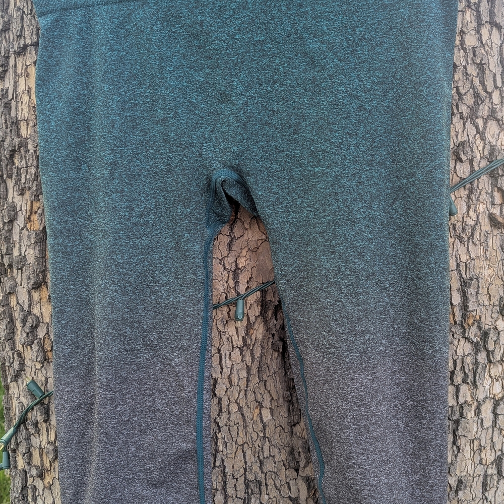 Women's Teal and Gray Leggings